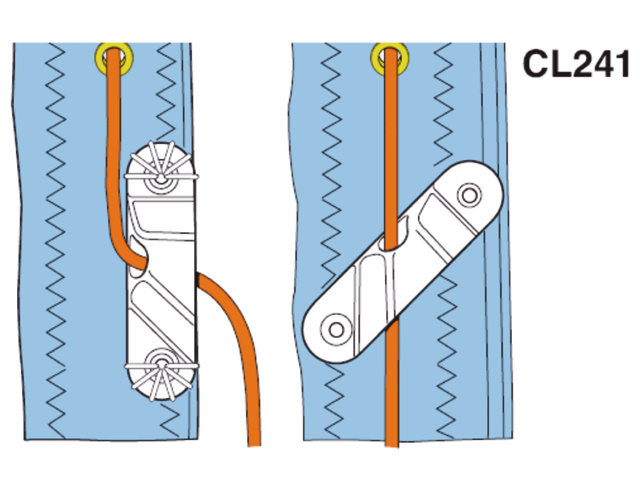 Clamcleat Racing sail line aluminium 3-6mm