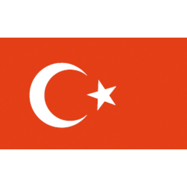 Talamex Turkse vlag 20x30
