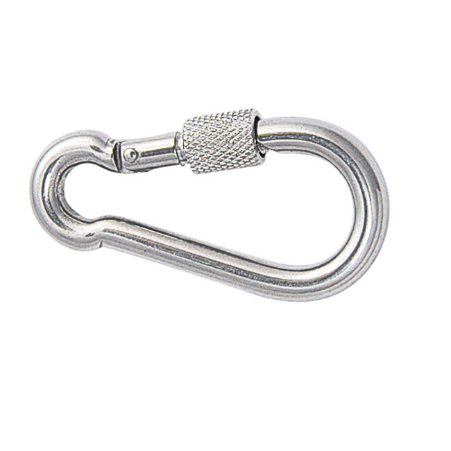 Talamex Karabijnhaak met borg 80mm