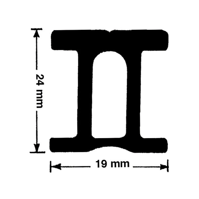 Ronstan RC6190 overloop i-rail 3.00 mtr