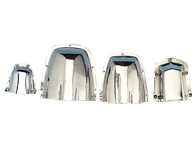 Talamex Ventilatieschelp rvs 105x97x35mm 140x115x52mm 190x170x72mm
