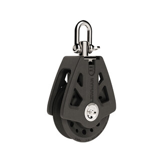 Lewmar Synchro blok single zwart