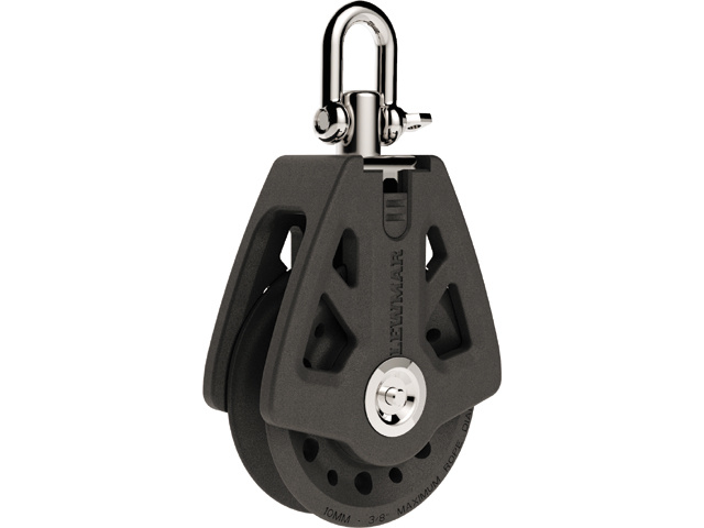 Lewmar Synchro blok single zwart