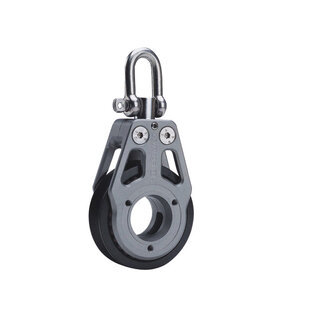 Lewmar 29901811bk 80mm LL single black 29901611bk 60mm block single bk