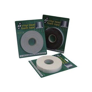 PSP Vinyl foam tape zwart 3m
