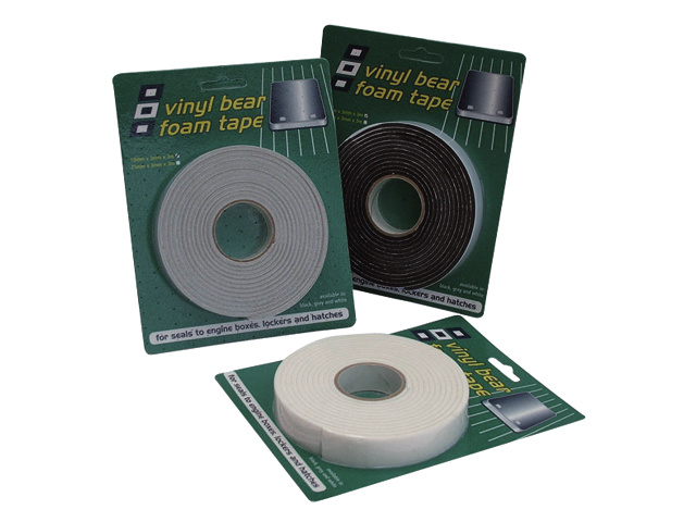 PSP Vinyl foam tape zwart 3m