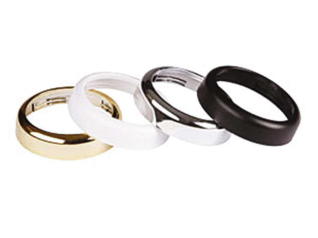 Wema Ring 52mm/85mm in rvs, wit, zilver, zwart