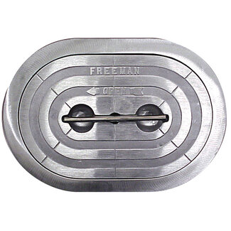 Freeman Oval Hatch, knife-edge seal - Compl. Unit with Ring