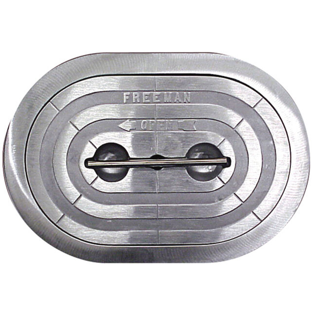 Freeman 2435-0003 19x26 Oval Hatch, lift-out, knife-edge seal - Compl. Unit with STL Ring