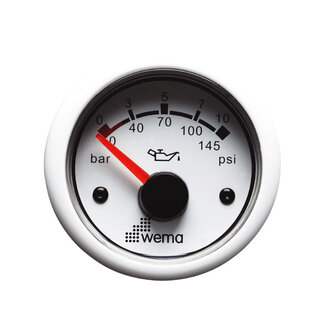 Wema Oliedruk meter wit