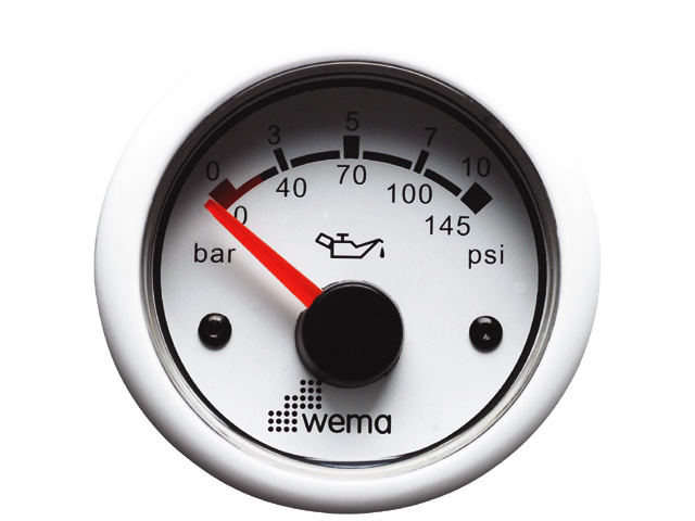 Wema Oliedruk meter wit