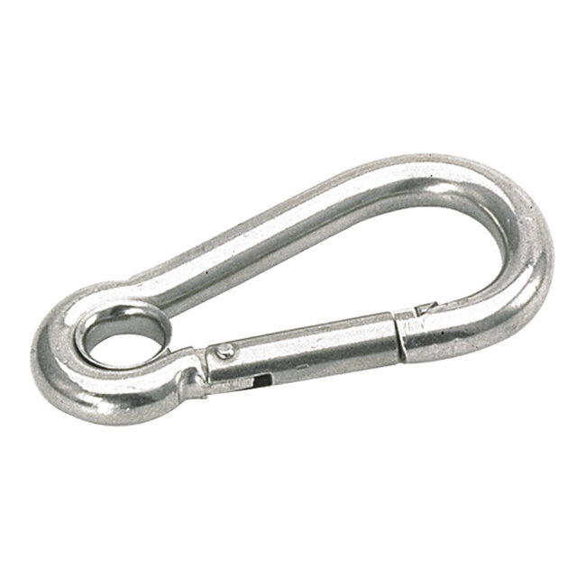 Talamex Karabijnhaak met oog 100mm