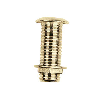 No branding Huiddoorvoer messing lang