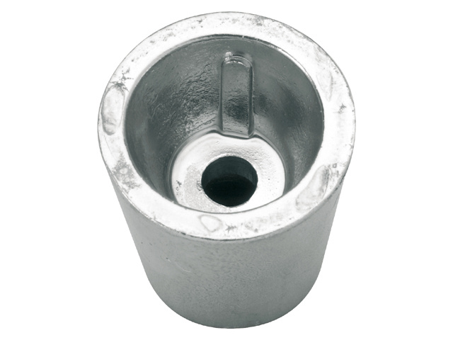 Talamex Schroefas anode zink conisch