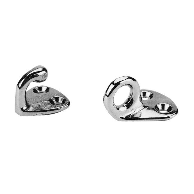 Talamex Fenderhaak verchroomd 25x25mm