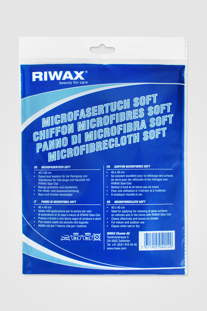 RIWAX RIWAX MICROVEZELDOEK SOFT VOOR GLAS