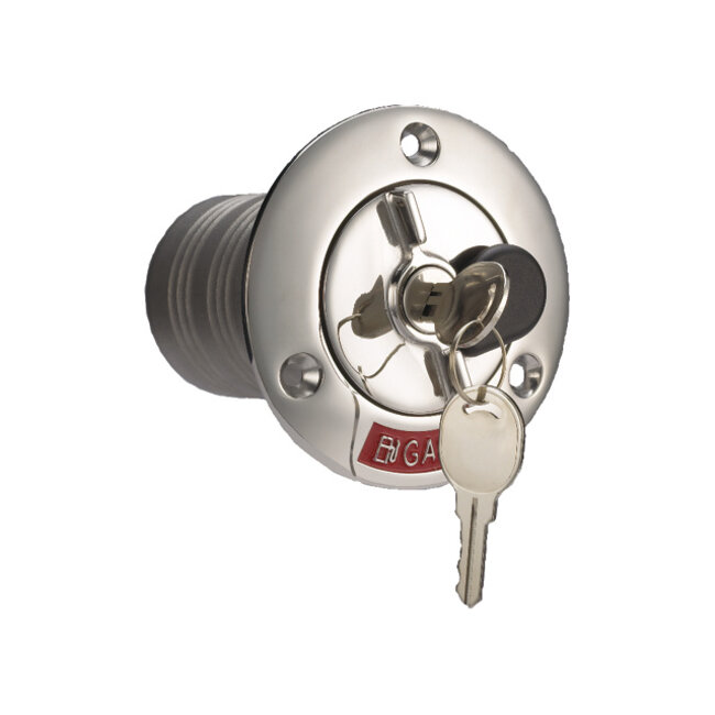 Talamex Dekdop rvs diesel met slot 38mm