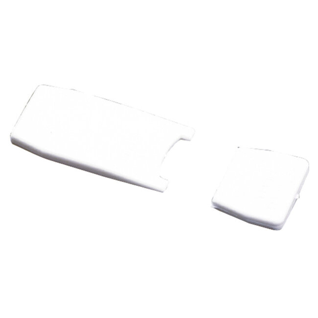 No branding Eindstuk voor zeillat 24x2.5mm (set)