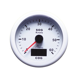 Wema GPS speedometer with different speeds