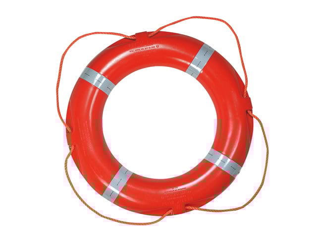 Besto Reddingboei 4.5kg solas oranje Reflective 75 cm
