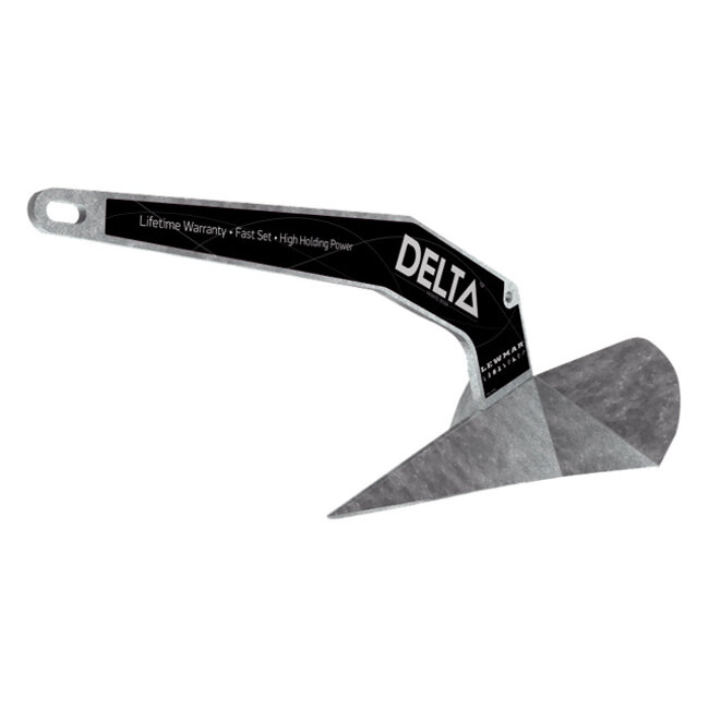Lewmar 57404 delta anker gegalvaniseerd 4kg/9lbs