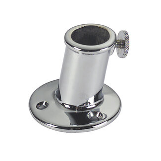 Foresti & Suardi Vlaggenstokhouder messing verchroomd