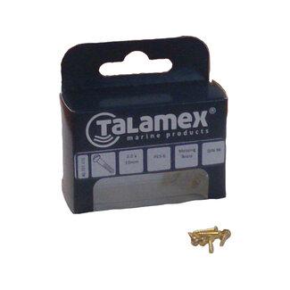 Talamex Houtschroef messing bk – 6 stuks