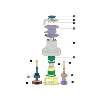 Lewmar evo top cap & o ring set