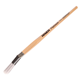 Anza Anza Platinum lyons Penseel Gebogen Gelakte Steel