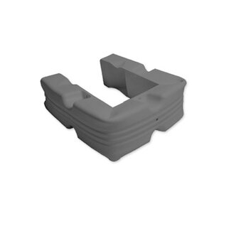 Majoni Blockfender Flex Zwart 100 x 12 x 7 cm