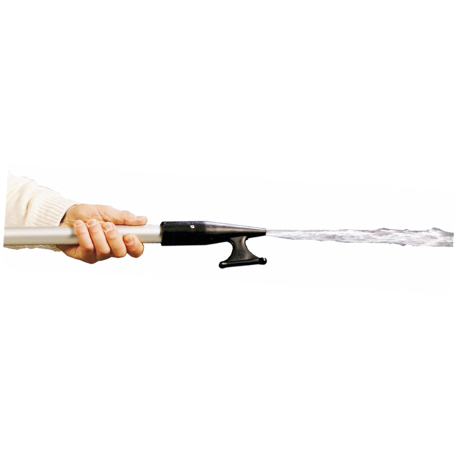 Allpa Aluminium telescopische bootshaak met kunststof haak en ingebouwde lenspomp  L=1100-2000mm  capaciteit: 15l/min  Ø35mm