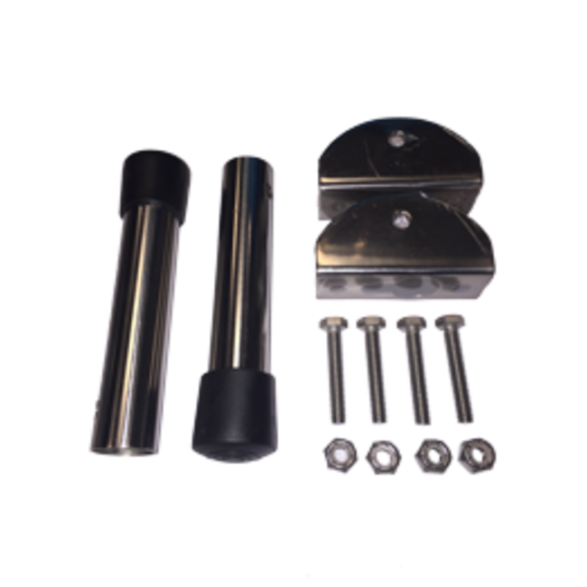 Allpa allpa RVS set afstandhouders (pootjes) + bevestigingsfittings voor zwemtrap