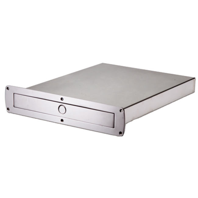 Allpa allpa RVS telescopische zwemtrap in cassette  3-treden met kunststof bekleed