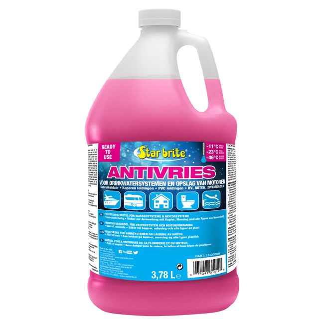 Starbrite Star Brite Antifreeze water systeem en motor opslag