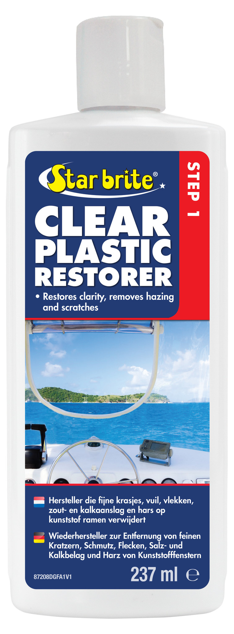 Starbrite Helder plastic reiniger - stap 1