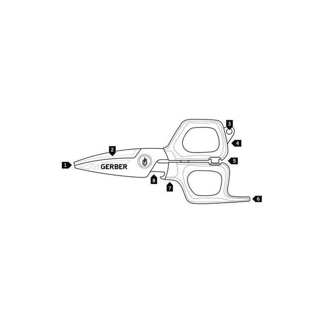 Gerber NEAT FREAK - BRAIDED LINE CUTTERS SALT
