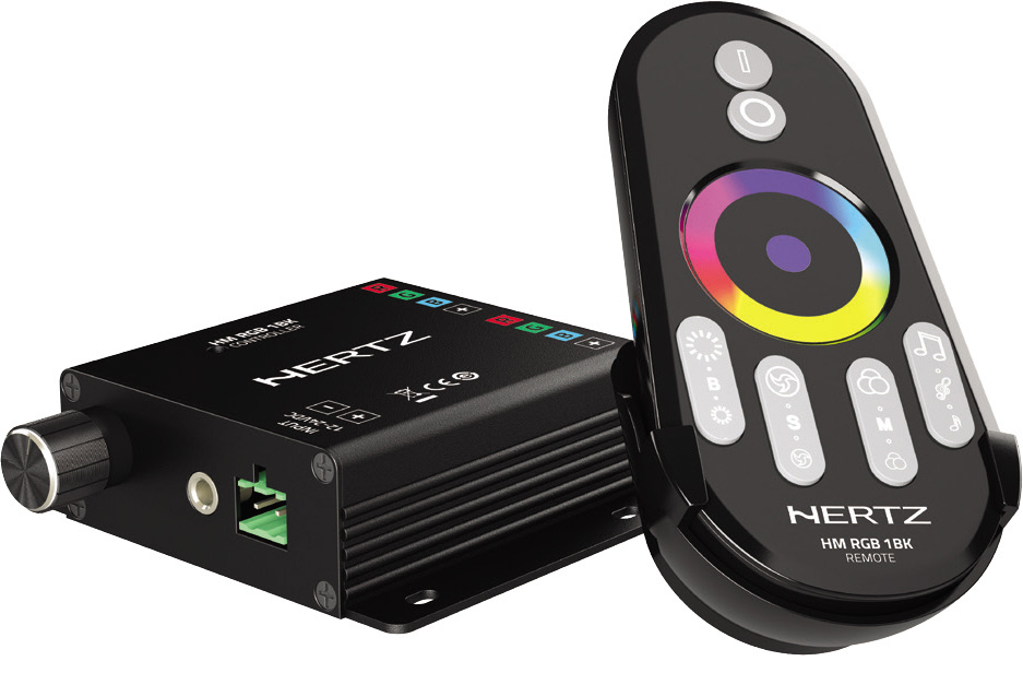 Hertz HM RGB 1 BK - RGB Led bediening met remote