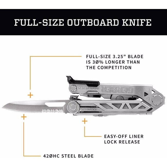 Gerber Center-Drive Plus Multi-Tool met leren hoes