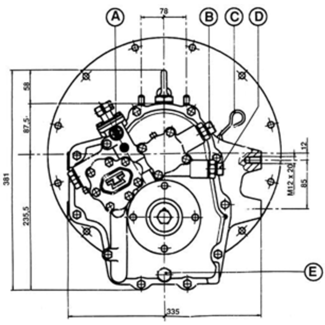 Technodrive Technodrive hydraulische Keerkoppeling TM93 R=1 51:1