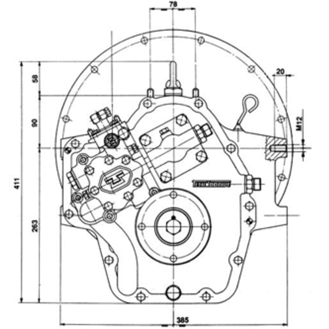 Technodrive Technodrive hydraulische keerkoppeling TM265A  R=1 44:1