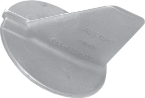 allpa Yamaha outboard skeg anode (OEM 6K1-45371-00)