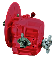 Allpa Technodrive mechanische keerkoppeling TMC60A (hoe 2 en 45:1 met 7° uitgaande as hoek)