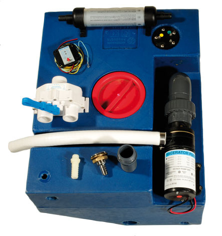 Allpa allpa Polyethyleen vuilwatertankset met ingebouwde versnijdingspomp 12V