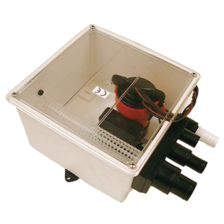 Johnson Pump Douche-afvoerset multiport 12V/24V 72l/min