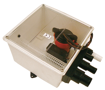 Johnson Pump Douche-afvoerset multiport 12V/24V 72l/min