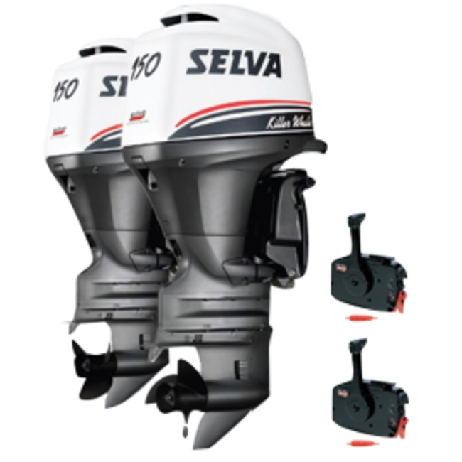 Allpa Selva Buitenboordmotor 2x Killer Whale 150EFI-16V 2x 150pk