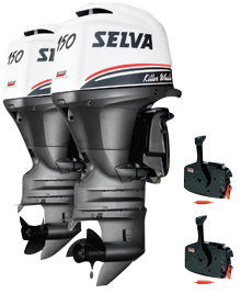 Allpa Selva Buitenboordmotor 2x Killer Whale 150EFI-16V 2x 150pk
