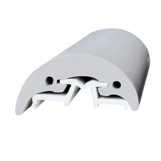 Allpa allpa Stootlijst 'Radial 40'  lichtgrijs rollengte 16m