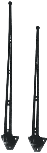 Allpa allpa Kunststof vlaggenstok L=350mm voor opblaasboten