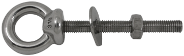 Allpa allpa RVS ringbout (schroefoog)